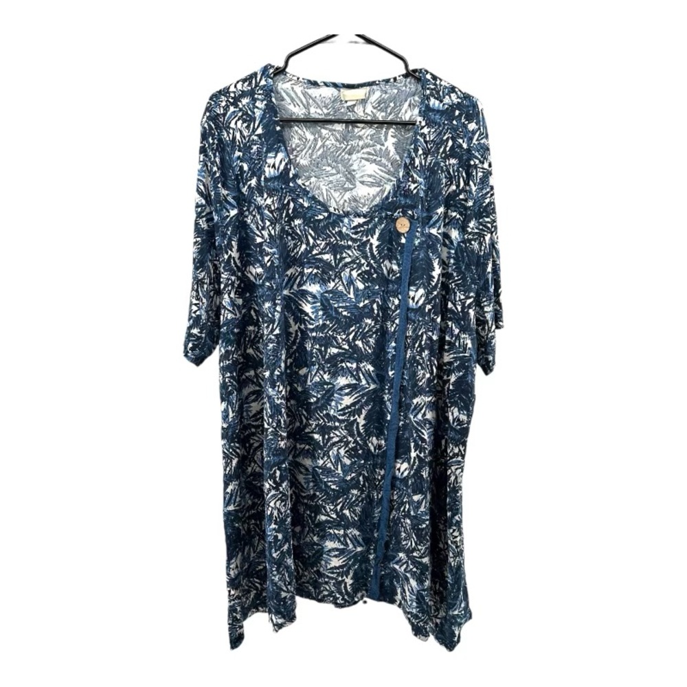 Zim & Zoe | 26/28 Blue Print‎ Dress